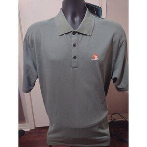 NWT New Nike Golf Men's Size Large L Dri-FIT Polo Green Short Sleeve Logo